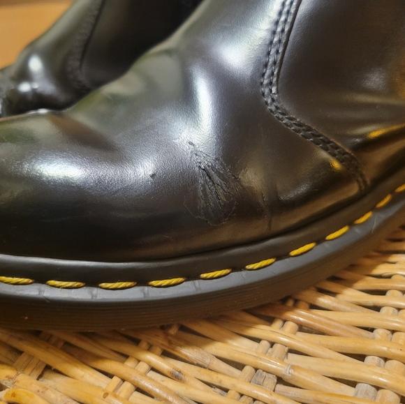 2976 vintage Dr. Marten made in England Chelsea boots -black size M8/W9 - Picture 12 of 14